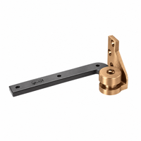 Rixson 117 1/4-LTP Bottom 3/4" Offset Pivot, Less Top Pivot, US10-612 Satin Bronze