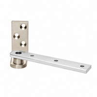 Rixson 127 3/4-LTP Center Hung Side Jamb Attached Pivot, Less Top Pivot, US15-619 Satin Nickel