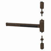 Sargent 12-8715F-96 Fire Rated Surface Vertical Rod Exit Device, Exit Only, 36" Device, 96" Door Height, Less Trim, Less Dogging — US20D-624 Statuary Dark Bronze, LHR Left Hand Reverse