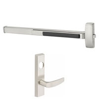 Sargent 12-8813-J-ETB Fire Rated Rim Exit Device, Classroom Function, For 37-42 Inch Width Door, Less Dogging, Less Cylinder, US32D-630 Satin Stainless Steel