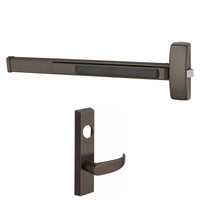 Sargent 12-8813-J-ETP Fire Rated Rim Exit Device, Classroom Function, For 37-42 Inch Width Door, Less Dogging, Less Cylinder, US10B-613 Oil Rubbed Bronze