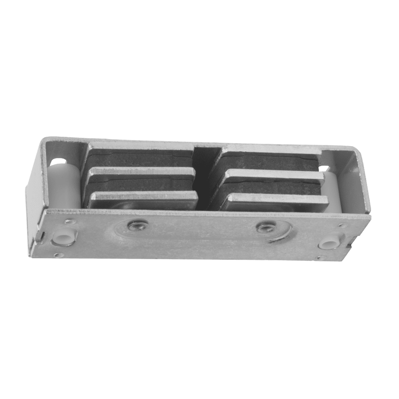Ives 327A92 Aluminum Magnet Catch, Dual Triple Pole, Zinc - Default Title