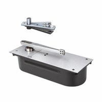 Rixson 4090A Heavy Duty Double Acting Center Hung Floor Closer, Hold Open, US26D-626 Satin Chrome
