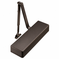 Accentra Yale 4420 613E dark bronze surface door closer, stop only, non-hold open, size 1-6