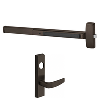 Sargent 55-8813-G-ETB Rim Exit Device, Classroom Function, Request To Exit, For 43-48 Inch Width Door, Hex Key Dogging, Less Cylinder, US10BE-613E Dark Oxidized Bronze