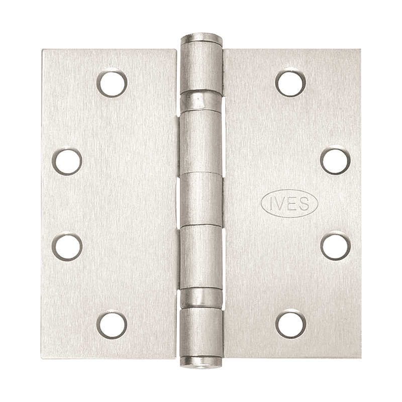 Ives 5BB1 4.5 X 4.0 630, Ball Bearing Hinge, 5-Knuckle, Standard Weight, 4-1/2 Inch x 4 Inch Satin Stainless Steel Finish - Default Title
