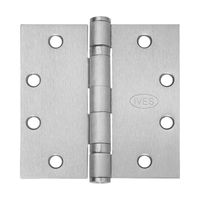 Ives 5BB1 4.5 x 4.5 Inch Ball Bearing Hinge - US26D-652 Satin Chrome (Steel)