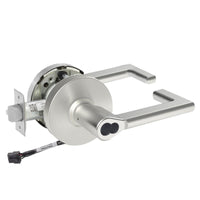 Sargent 60-RX-10XG05-LND-12V US26D satin chrome cylindrical lock, LND lever, request to exit, LFIC keyway