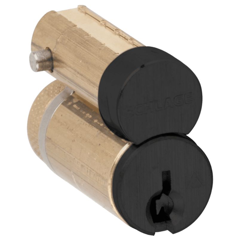 Schlage 23-030-C-622 (4PK), FSIC Core, C Keyway, 1 Bitted, Flat Black