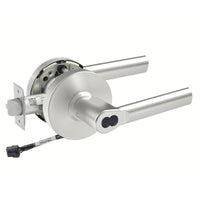 Sargent 70-RX-10XG37-LMB-12V US26D satin chrome classroom cylindrical lever lock, request to exit, less core