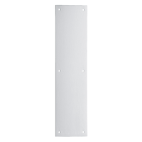 Ives 8200 4 x 16 Inch Push Plate - US32D-630 Satin Stainless Steel