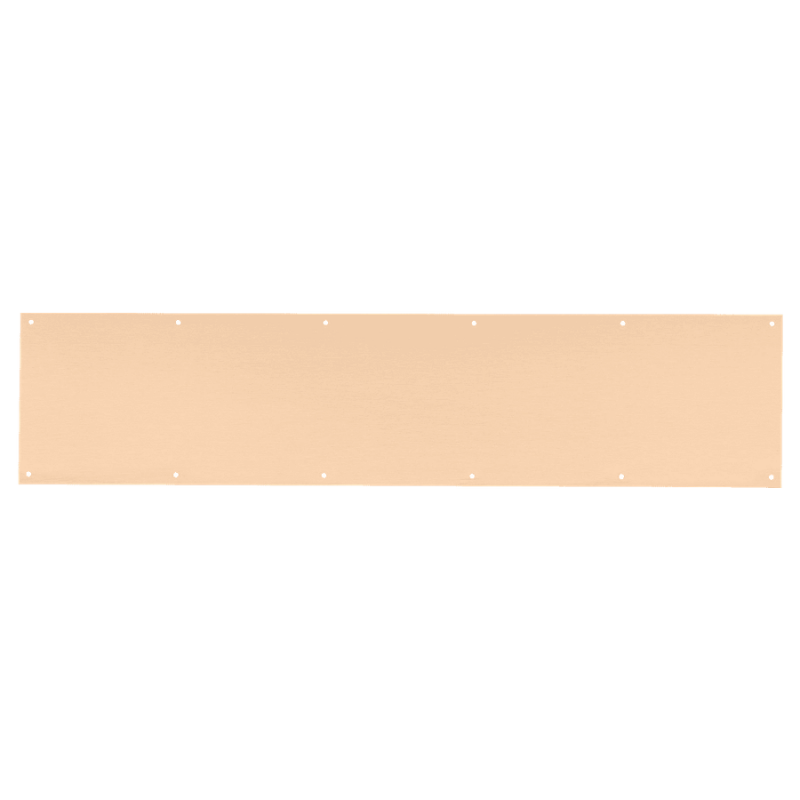 Ives 8400 US10 10x46 B-CS Kick Plate, 10" x 46"4 Beveled Edges, Countersunk Holes, Satin Bronze - Default Title