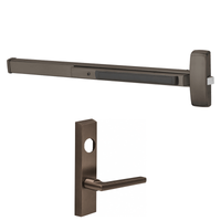 Sargent 8813-F-ETMD Rim Exit Device, Classroom Function, For 33-36 Inch Width Door, Hex Key Dogging, Less Cylinder, US10B-613 Oil Rubbed Bronze