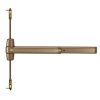 Von Duprin 9847NL-OP-3 Concealed Vertical Rod Exit Device, Nightlatch Function, 36 Inch Device, 80-100 Inch Door Height, US10-612 Satin Bronze