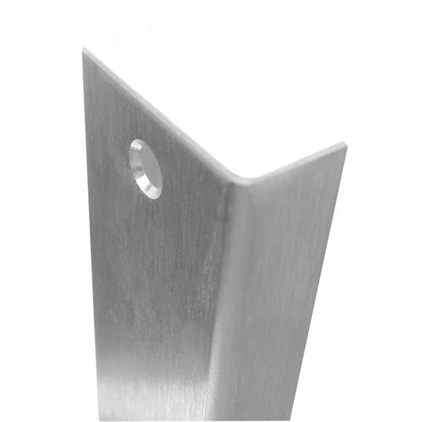 48 x 2.5, 16ga Brushed Stainless Steel Corner Guard