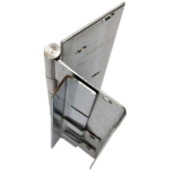 ABH A505-HT-US32D Stainless Steel Hospital Tip Continuous Pin And Barrel Hinge, Full Concealed With Edge Guard, Satin stainless Steel