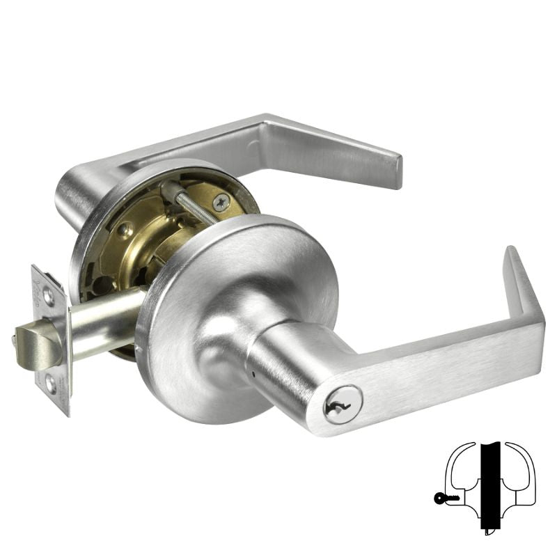 Accentra (Yale) AU5491LN-REX-24V-626, Electrified Cylindrical Lever Lo