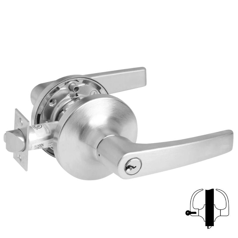 licot  Accentra (Yale) MO5491LN-REX-24V-626, Electrified Cylindrical Lever Lo