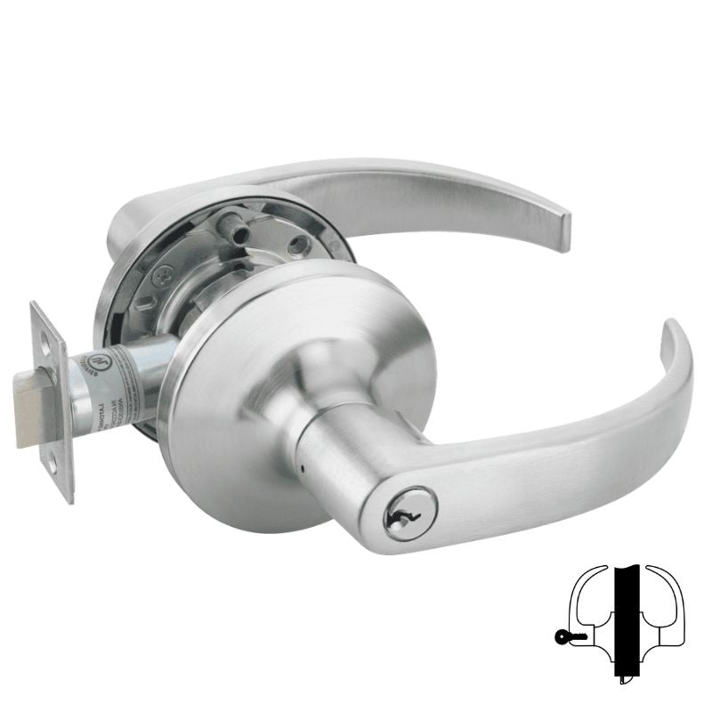 Accentra (Yale) PB5491LN-REX-12V-626, Electrified Cylindrical Lever Lo