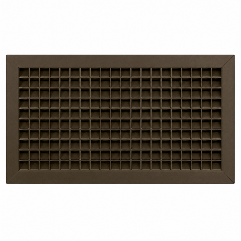 Air Louvers 1900ASG 20x12-BZ Fire Rated Adjustable Security Door Louver With Security Grille