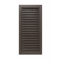 Air Louvers 800A1-BZ Metal Door Louver with Inverted "Y" Blades Self-attaching, Powder Coat Bronze Finish