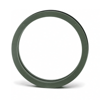 Air Louvers VLFR-B Standard Round Shape Kit, 1" Visible, For 1 3/4" Thick Doors, 18Ga, Accepts 3/16"-1/4" Glass, Mineral Bronze