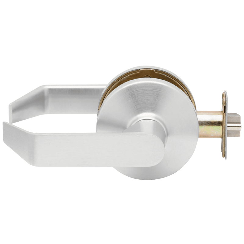 Falcon B101DAN, Passage, Dane Lever, 2-3/4" Backset, ASA 4 7/8 Strike, Grade 2, Non Handed