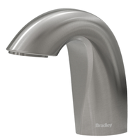 Bradley 6-3100-BS Crestt Series Verge deck mounted touchless soap dispenser, brushed stainless finish