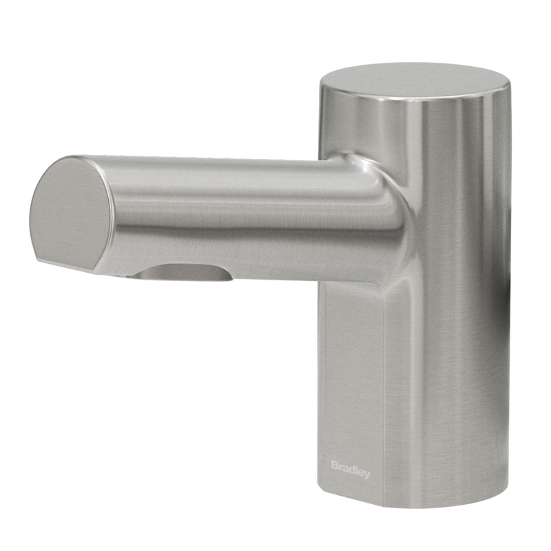 Bradley 6-3300-BS Verge Metro Series deck mounted soap dispenser, brushed stainless finish