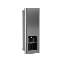 Bradley 6B1-000000 Elvari Series recessed manual liquid soap/sanitizer dispenser, stainless steel finish