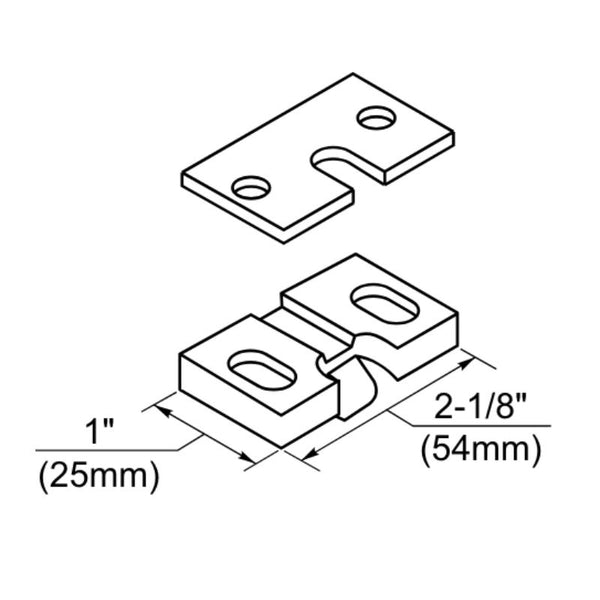 CorbinRusswin681F70-8PushpadExitDevicePart