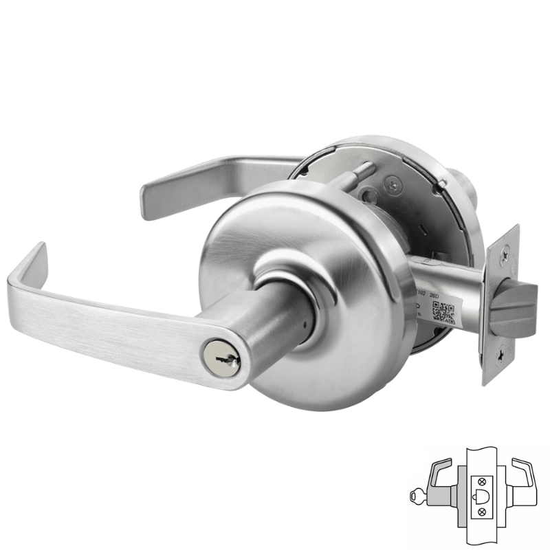 Corbin Russwin CLX3355-NZD Cylindrical Lock, Classroom Function, Multi Corbin Russwin CLX3355-NZD Cylindrical Lock, Classroom Function, Multi