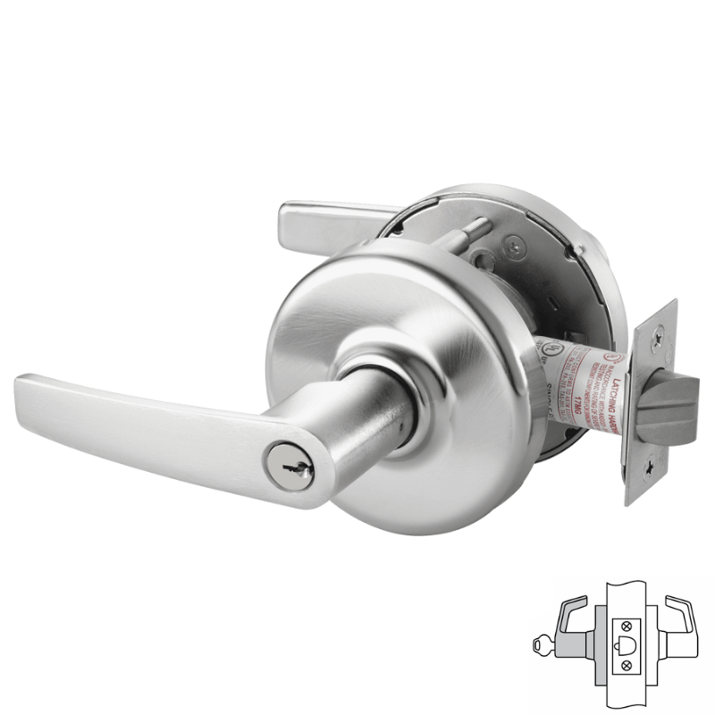 Corbin Russwin CLX3357-AZD Cylindrical Lock, Storeroom or Closet Funct Corbin Russwin CLX3357-AZD Cylindrical Lock, Storeroom or Closet Funct