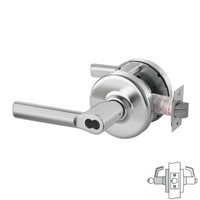 Corbin Russwin CLX3361-106D Cylindrical Lock, Entry or Office Function, Decorative Lever, Multiple Core Options