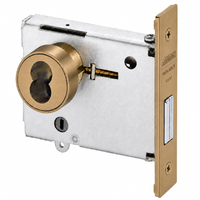 Corbin Russwin DL4113-CL6 mortise deadlock, single cylinder LFIC less core, satin bronze US10 faceplate