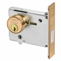 Corbin Russwin DL4113-L4-KR single cylinder mortise deadlock, US10 satin bronze with L4 keyway