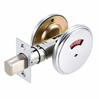 Falcon D271 Occupancy Indicator Deadbolt With Thumbturn, Standard Strike, Grade 2, Non Handed, US26