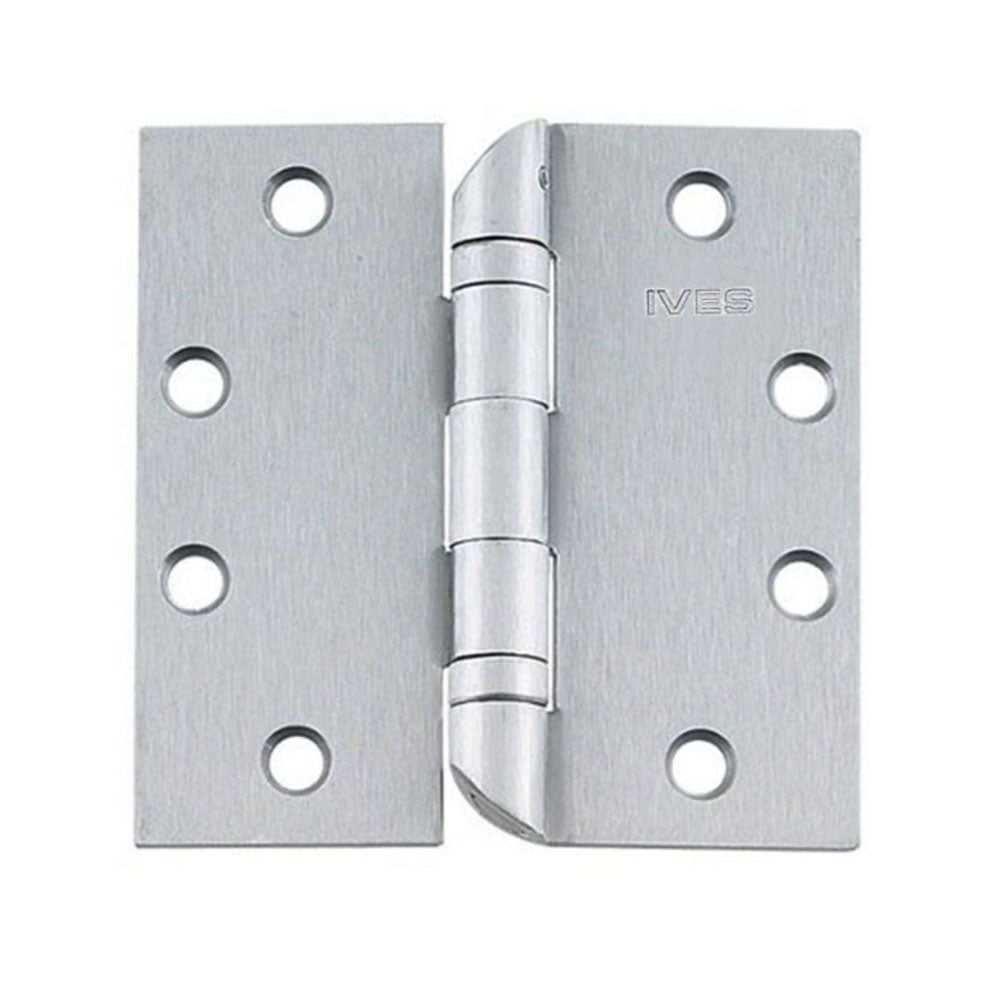 Ives 5BB1HT 4.5x4.5 652 Ball Bearing Hinge with Hospital Tips, Satin C