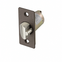 Accentra Yale MCD238 US10B deadlocking latchbolt, square front, 2-3/8" backset, 1" front