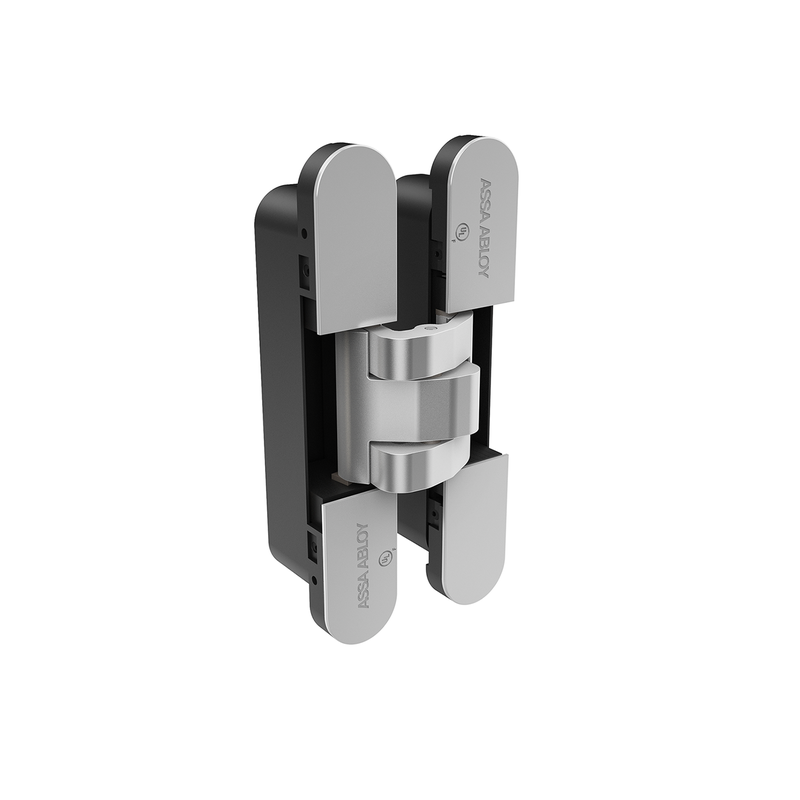 McKinney MK100 Concealed Hinge, For Wood Or Hollow Metal, Overall 6.30", Non Handed - US26D-626 Satin Chrome