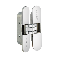 McKinney MK4001A Concealed Hinge, Snap On Cover, For Wood Or Hollow Metal, Non Handed