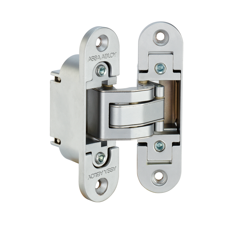 McKinney MK80 Coverless Concealed Hinge, 4 3/8" x 1 1/8", For Wood Or Hollow Metal Doors. Non Handed