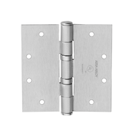 McKinney TA2314-4-1/2x4-1/2 Full Mortise Standard Weight Bearing Hinge, Five Knuckle - US26D-626 Satin Chrome