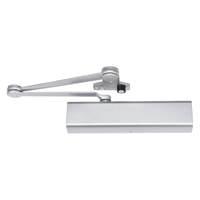Norton 210-HDN heavy duty surface door closer, aluminum 689 finish, tri-mounted non-handed with regular arm