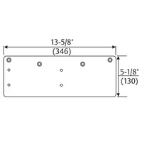 Norton 7788 Drop Plate, Narrow Top Rail, For 7500 Series Door Closer Mounting Plate