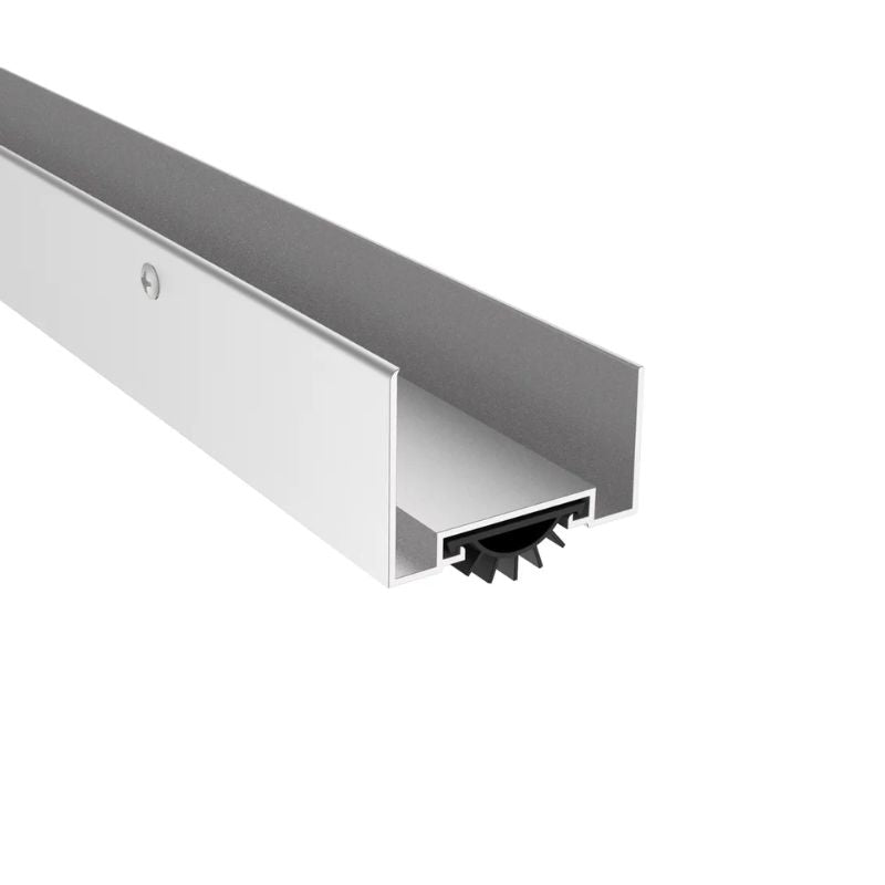 Pemko 222APK Door Bottom Shoe, Prene Insert, Mill Finish Aluminum