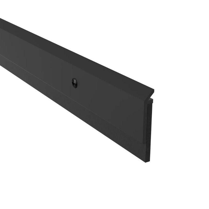 Pemko 315BSPN-36 Neoprene Door Sweep, 36 In Lenght, Black Suede Powder