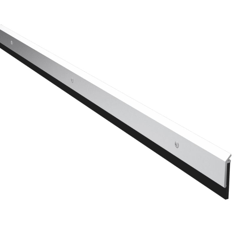 Pemko 315CN-48-TKSP Neoprene Door Sweep w/Tek Screws, Clear Anodized A