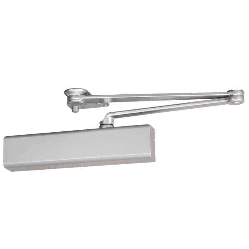 Norton CLP8501-689 CloserPlus surface mounted door closer, aluminum finish, dead stop parallel arm heavy duty