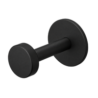 Rockwood RM802 Coat Hook, 1 1/4" x 2 3/4" Projection